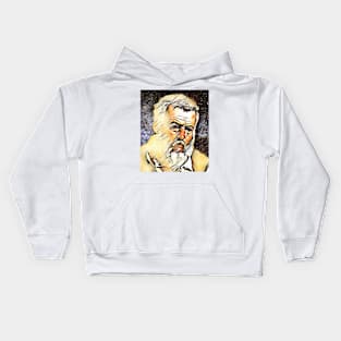 Anaximander Portrait | Anaximander Artwork 12 Kids Hoodie